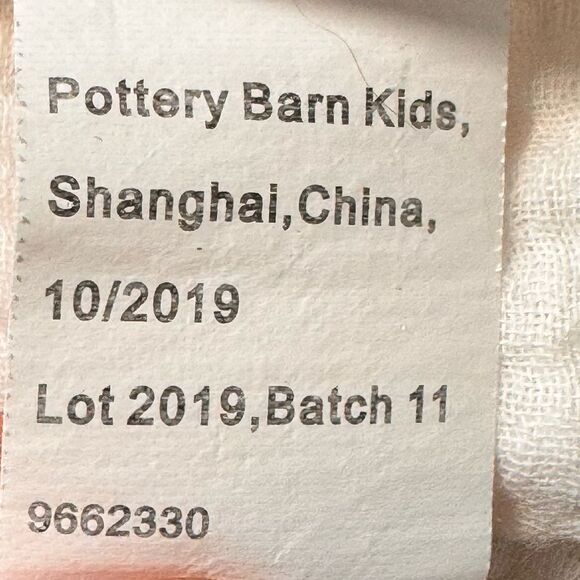 Pottery Barn Kids 100% Cotton Cactus Embroidered Lightweight 30x40 Inch Blanket. - Picture 5 of 6